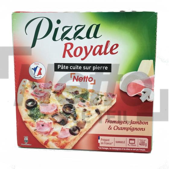 Pizza Royale pâte cuite sur pierre 400g - NETTO