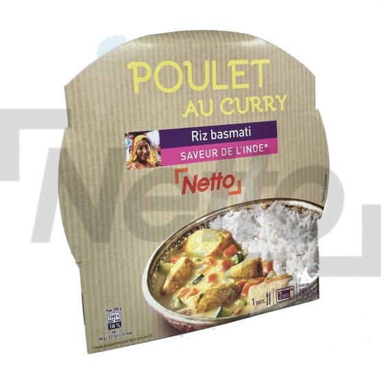 Poulet au curry au riz basmati d'Inde 280g - NETTO