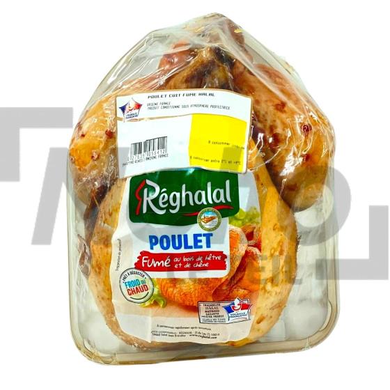 Poulet cuit fumé Halal au poids d'environ 1,4kg - REGHALAL