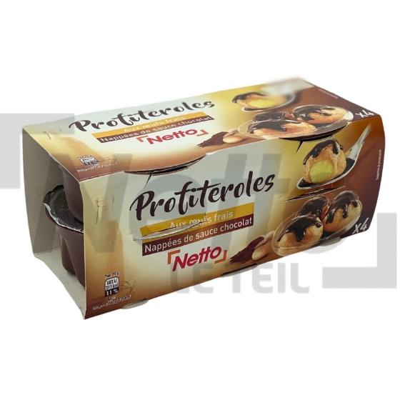 Profiteroles au chocolat 4x90g - NETTO