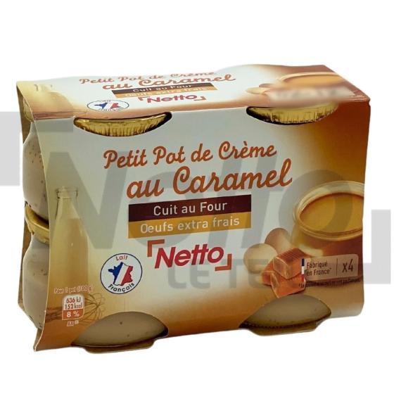 P'tit pot crème saveur caramel 4x100g - NETTO