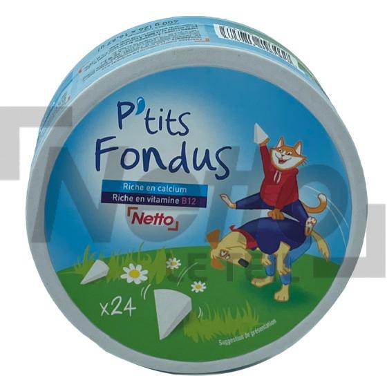 P'tits fondus fromage fondu x24 portions 400g - NETTO