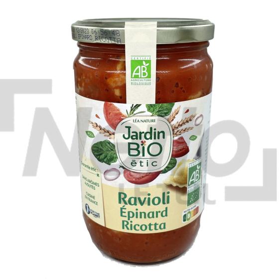 Ravioli Bio aux épinards et ricotta 675g - JARDIN BIO