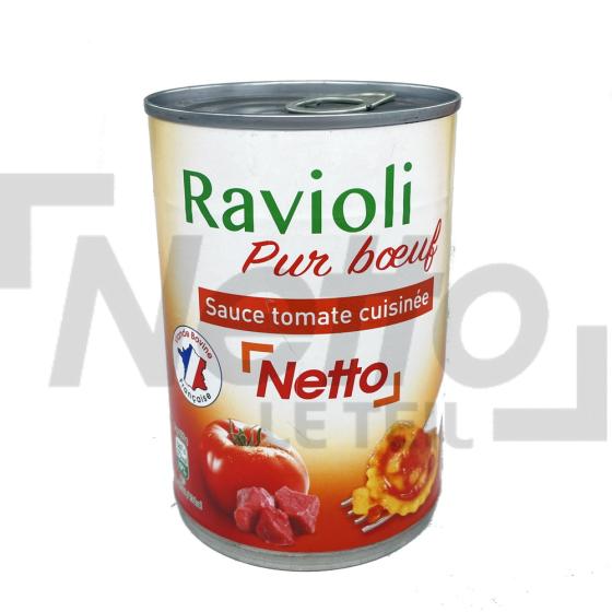 Ravioli pur boeuf sauce tomate 400g - NETTO