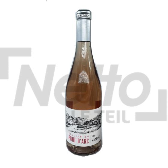 Rosé d'Ardèche 2020 12,5% vol 75cl - CELLIER DU PONT D'ARC