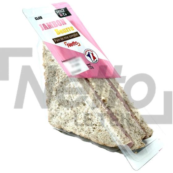 Sandwich triangle au jambon et beurre 125g - NETTO