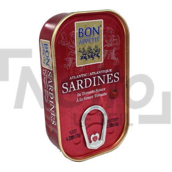 Sardines à la sauce tomate 120g - BON APETIT