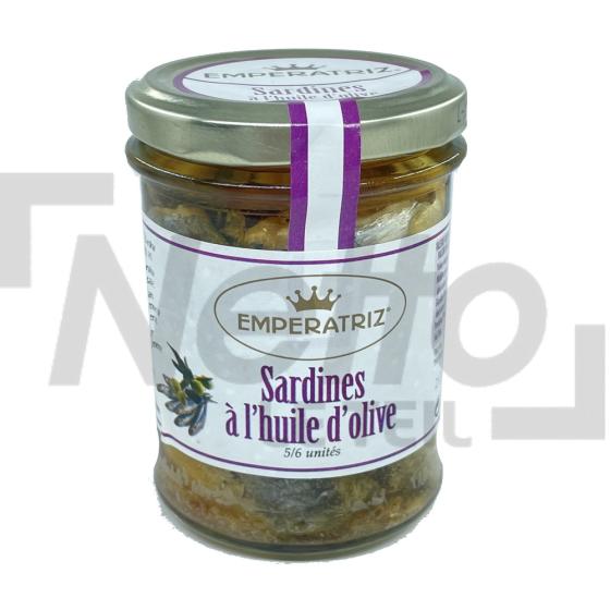 Sardines à l'huile d'olive 130g - EMPERATRIZ