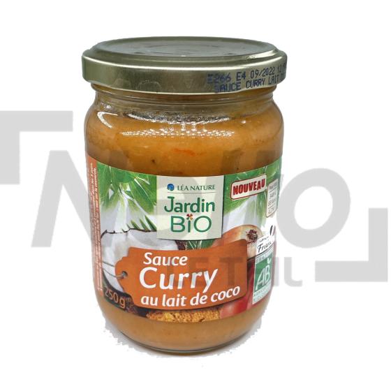 Sauce curry Bio au lait de coco 250g - JARDIN BIO