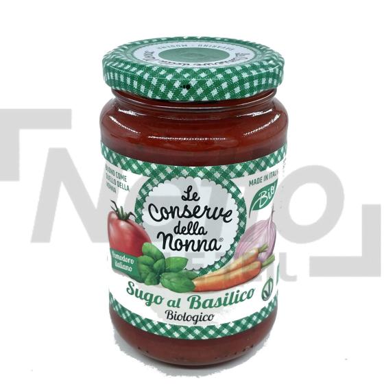 Sauce tomate Bio au basilic 350g - LA CONSERVE DELLA NONNA