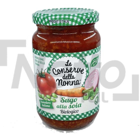 Sauce tomate Bio au soja 350g - CONSERVE D