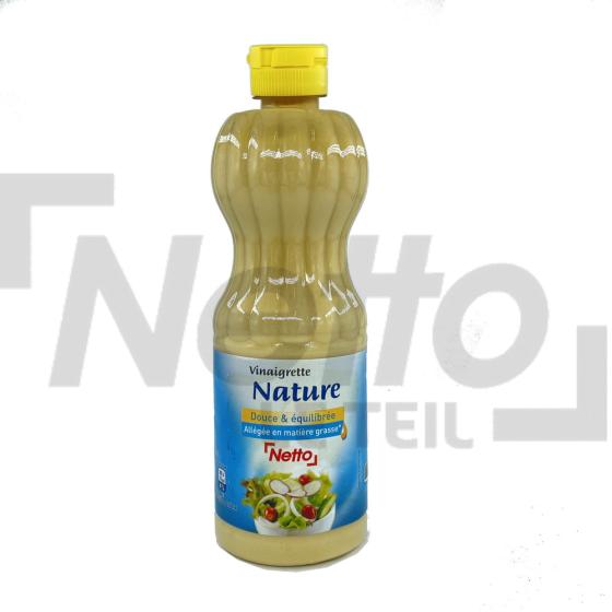 Sauce vinaigrette douce et équilibré nature allégée en matière grasse 500ml  - NETTO