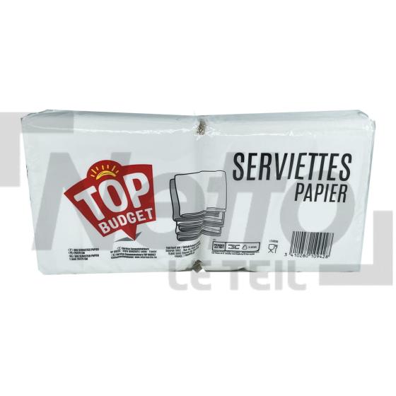 Serviettes en papier x300 29x29cm - TOP BUDGET