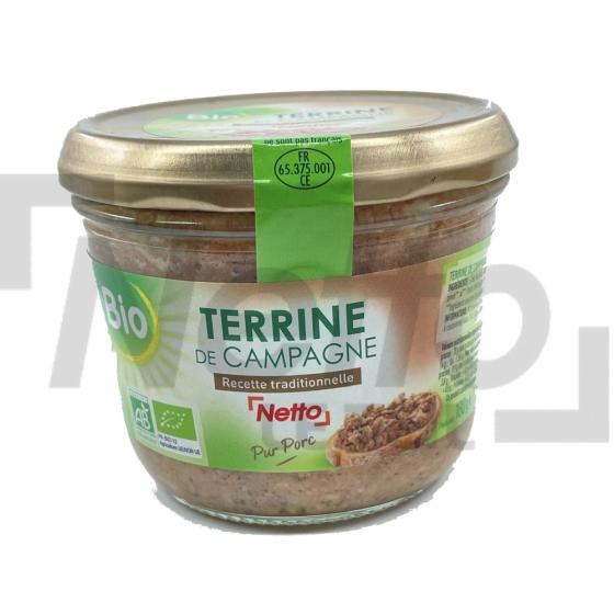 Terrine Bio de campagne pur porc 180g - NETTO