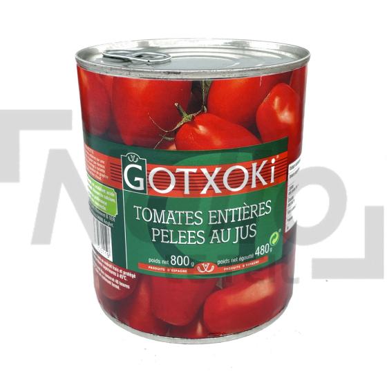 Tomate entières pelées au jus 480g - GOTXOKI