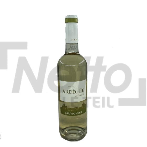 Vin blanc sauvignon des coteaux de l'Ardèche 14,5% vol 75cl  - VIGNERONS ARDÉCHOIS