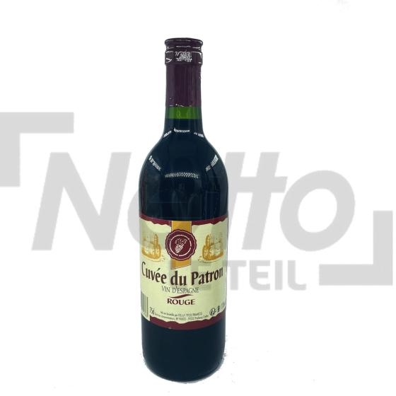 Vin d'Espagne rouge 11% vol 75cl - CUVEE DU PATRON