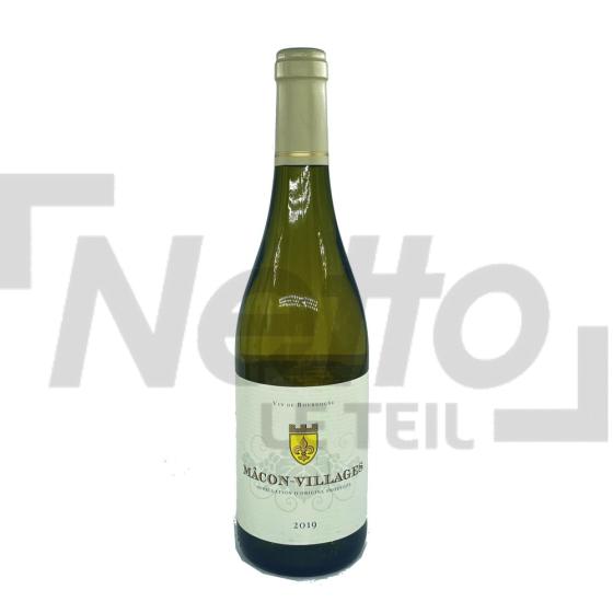 Vin de Bourgogne 2019 13% vol 75cl - MÂCON VILLAGES 