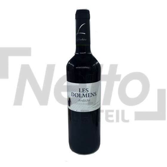 Vin rouge 13,5% vol 75cl - LES DOLMENS