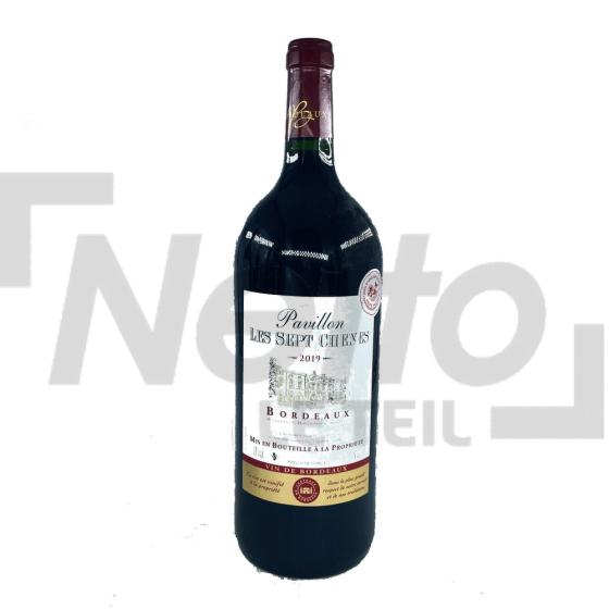 Vin rouge de Bordeaux 2019 13% vol 75cl - LES SEPT CHENES