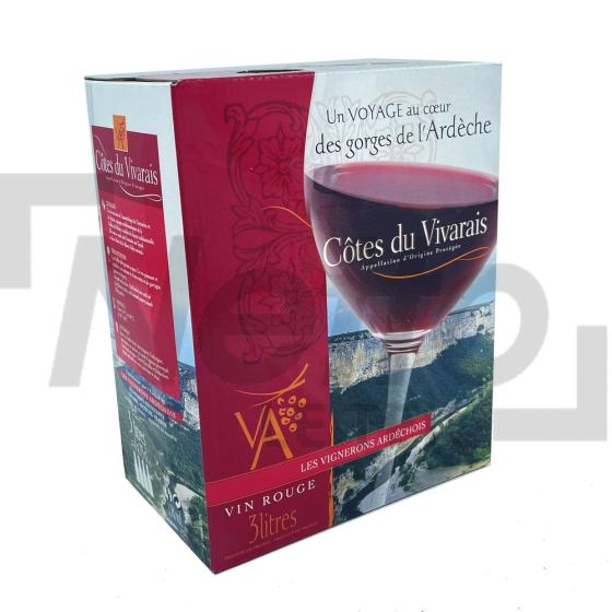 Vin rouge des côtes du Vivarais 3L - VIGNERONS ARDÉCHOIS
