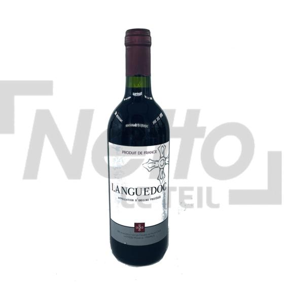 Vin rouge languedoc 12,5% vol 75cl - LES CELLIERS DE HAUTE CROIX