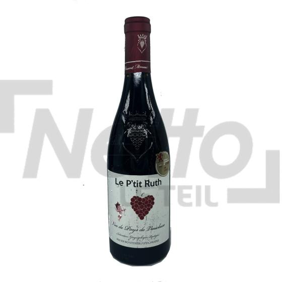 Vin rouge le p'tit ruth 14% vol 75cl  - VINCENT MOREAU