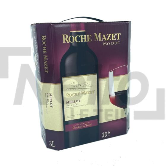 Vin rouge merlot 3L - ROCHE MAZET
