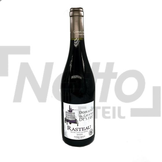 Vin rouge rasteau des côtes du Rhône 2020 14,5% vol 75cl  - DOMAINE DU GRAND DESTRE