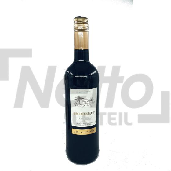 Vin rouge richebaron 12,5% vol 75cl - SELECTION