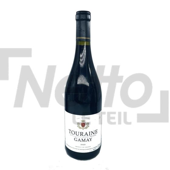 Vin rouge touraine 13,5% vol 75cl - GAMAY