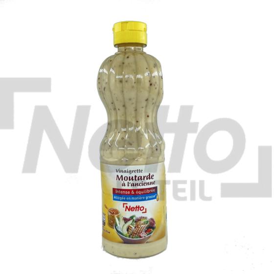 Vinaigrette moutarde à l'ancienne intense et équilibrée allégée en matière grasse 500ml - NETTO