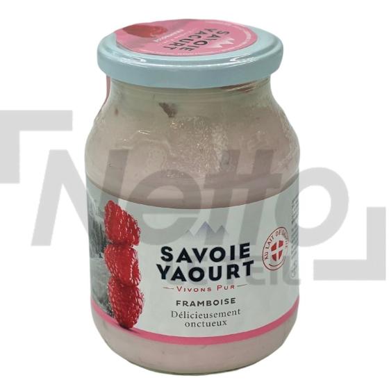 Yaourt brassé saveur framboise pot de 500g - SAVOIE YAOURT